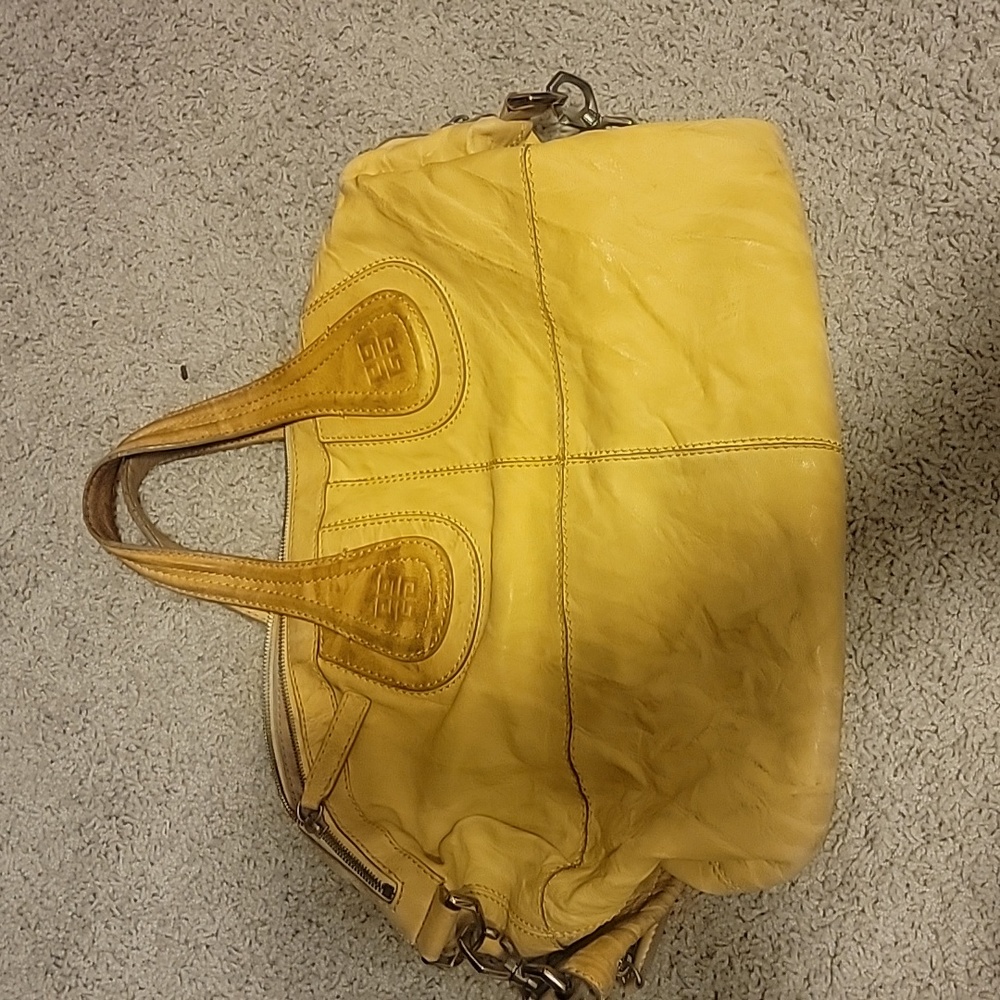 GIVENCHY used Nightingale bag yellow